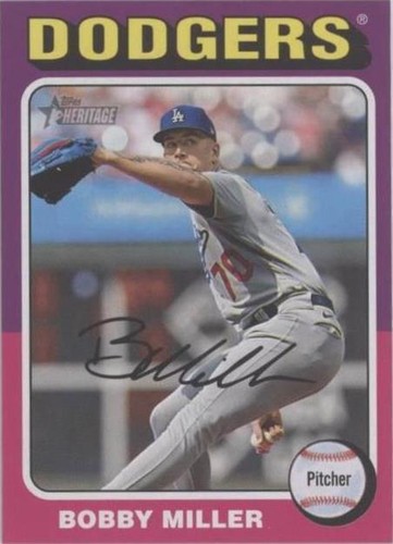 2024 Topps Heritage Mini - Bobby Miller #116