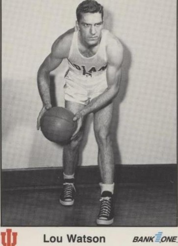 1986 Bank One Indiana Hoosiers Greats I - Lou Watson #9