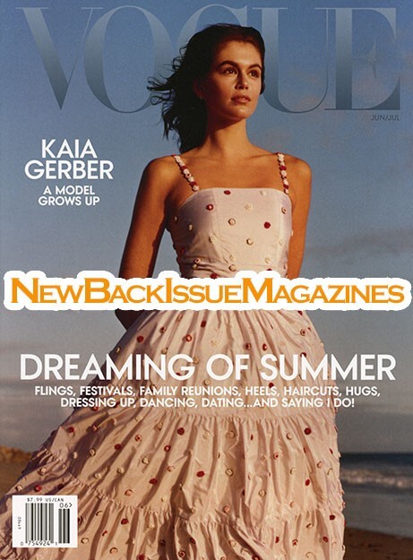 Vogue 6/21,Kaia Gerber,Cindy Crawford Daughter,June 2021