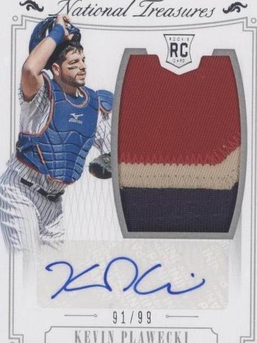 2015 Panini National Treasures - Kevin Plawecki #186
