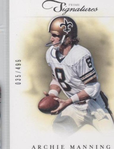 2012 Panini Prime Signatures Archie Manning #152