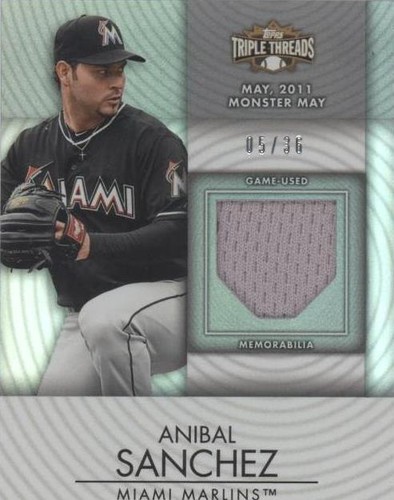 2012 Topps Triple Threads - Anibal Sanchez #TTUR-281