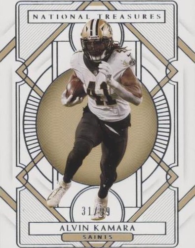 2020 Panini National Treasures Alvin Kamara #72