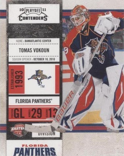 2010-11 Panini Playoff Contenders - Tomas Vokoun #68