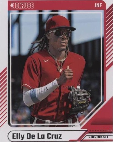 2023 Donruss Elly De La Cruz #57 Reds Rated Prospect Holo