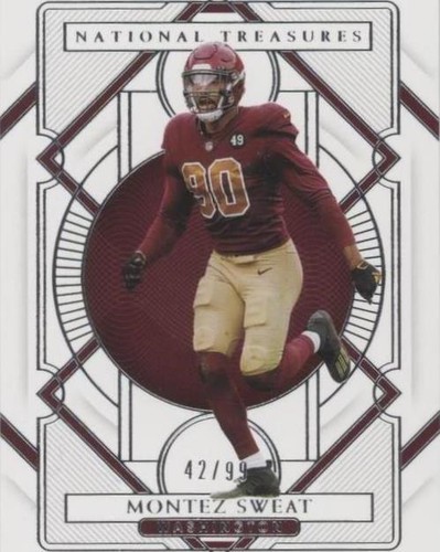 2020 Panini National Treasures Montez Sweat #99