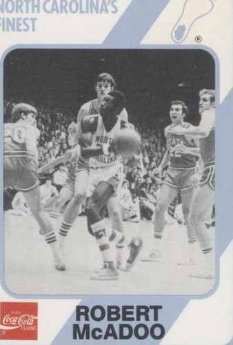 1989-90 Collegiate Collection/Coca-Cola North Carolina's Finest - Bob McAdoo #77