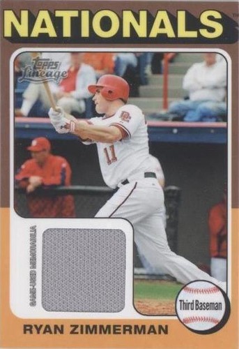 2011 Topps Lineage - Ryan Zimmerman #75R-RZ