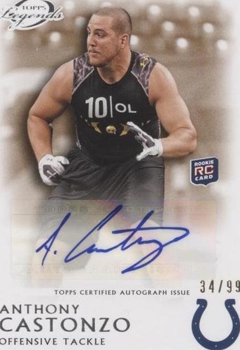 2011 Topps Gridiron Legends Anthony Castonzo #RA-AC