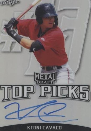 2019 Leaf Metal Draft - Keoni Cavaco #TP-KC1