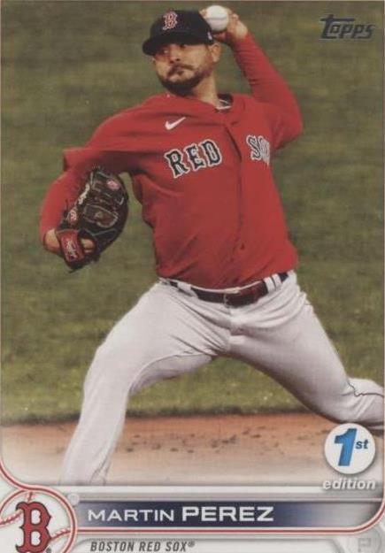 2022 Topps Series 1 1st Edition - Martin Perez #212