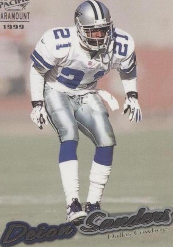 1999 Pacific Paramount Deion Sanders #72