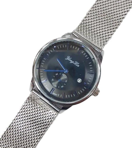 Orologio Da Polso 5560G Uomo Analogico Quarzo Moderno Fashion Casual Quad Ne lac