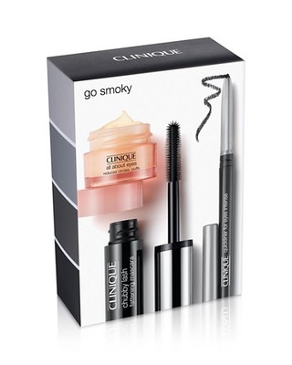 Clinique Go Smoky Finish the Look Limited Edition 3 piece Eye Kit, new with box