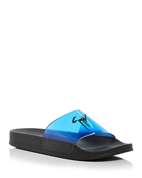 

Мужские шлепанцы Giuseppe Zanotti с блестками Cina Nero 40 евро США 7, Синий