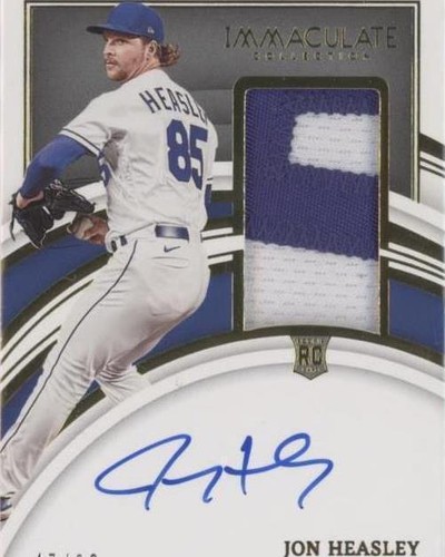 2022 Panini Immaculate Collection - Jon Heasley #135