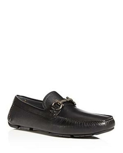 Мужские туфли для водителя SALVATORE FERRAGAMO Parigi Bit, черные EUR 44,5 США 11,5