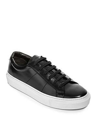 

Мужские кроссовки на шнуровке New York Truman, черные кожаные 44 евро,  долларов США, Черный