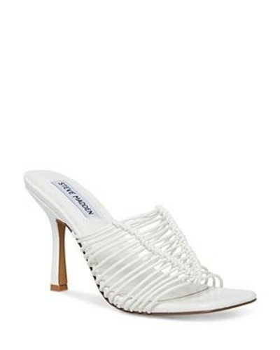 

Женские босоножки на каблуке Steve Madden Bonds, белые, США 5,5, Белый