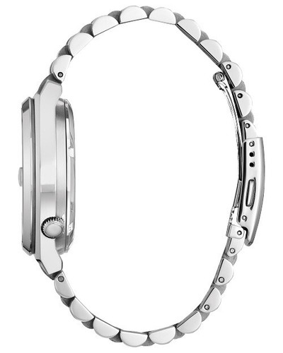 Pre-owned Citizen Brand  Tsuyosa Automatic Stainless Steel Orange Dial Watch