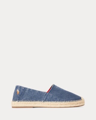 Polo Ralph Lauren Mens Cevio Washed Canvas Espadrilles 9.5m