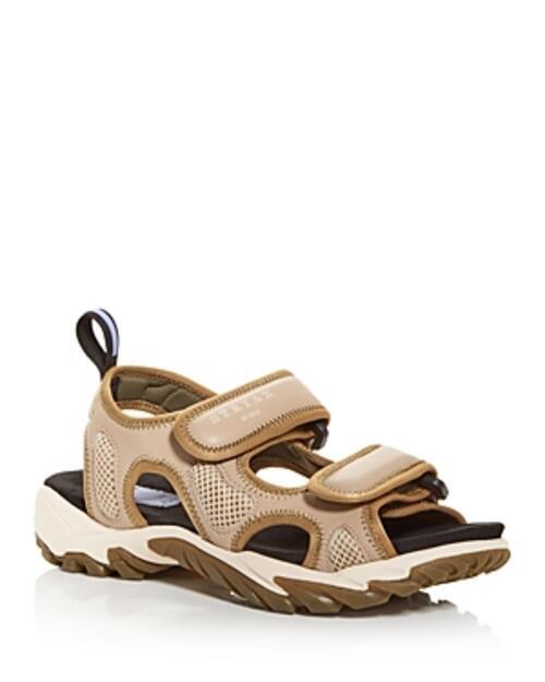 

McQ Alexander McQueen Мужские сандалии № 10 со стриями, дикие грибы 40 евро США 7, Lte/brown