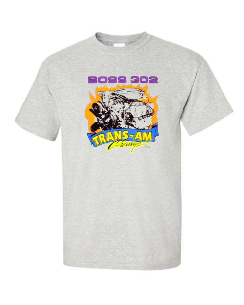 Fearsome Ford Boss 302 Trans Am Small Block Engine T-shirt Single / Double Print