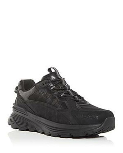 

Moncler Мужские низкие кроссовки для бега Lite Runner на шнуровке, черные  евро, США 11, Черный