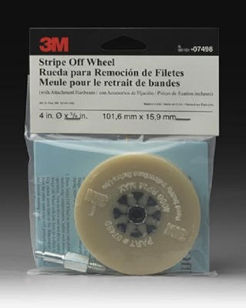 3m 07498 Stripe Off Wheel Eraser Wheel With Arbor 7498