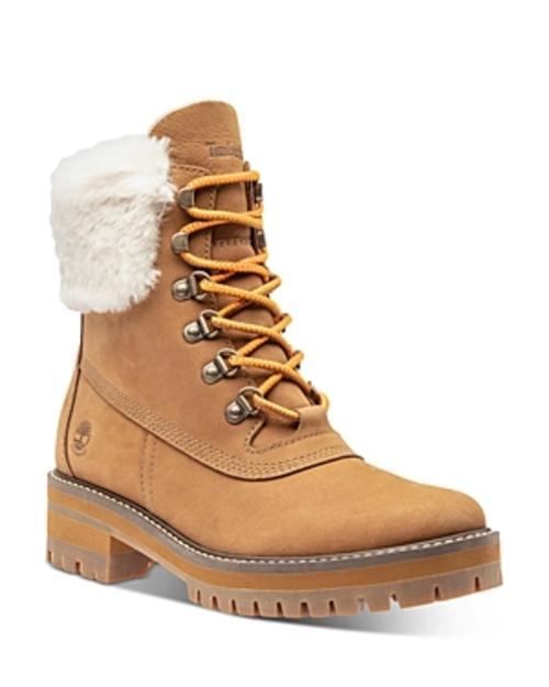 

Женские ботинки Timberland Courmayeur Valley 6 дюймов с водонепроницаемой подошвой из искусственного меха, США 6, Коричневый