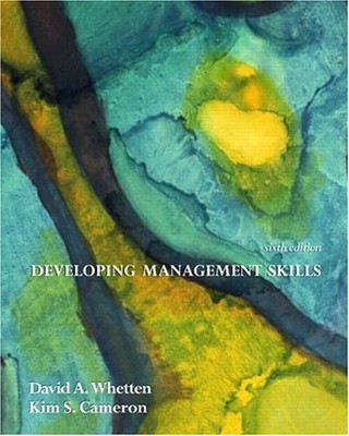 Developing Management Skills Paperback Cameron, Kim Whetten