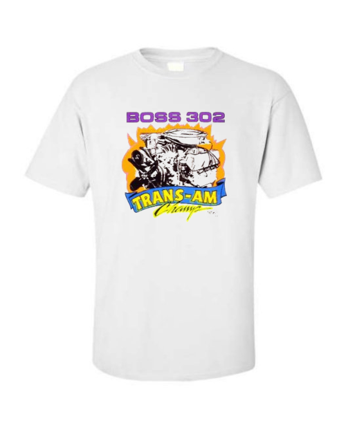 Fearsome Ford Boss 302 Trans Am Small Block Engine T-shirt Single / Double Print