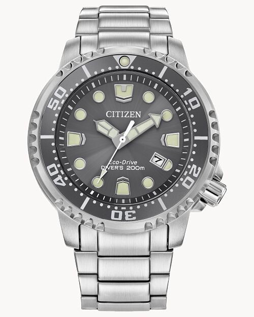 Pre-owned Citizen Promaster Diver Men's Eco Drive Watch - Bn0167-50h