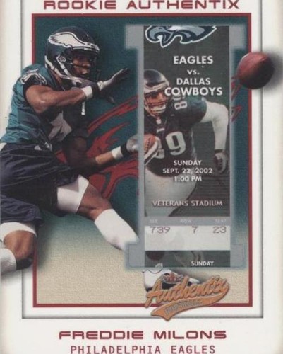 2002 Fleer Authentix Freddie Milons #121