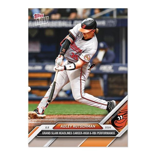 topps now ラッチマン Adley Rutschman #552 Adley Rutschman - 2023 MLB TOPPS NOW Card 552 - Blue