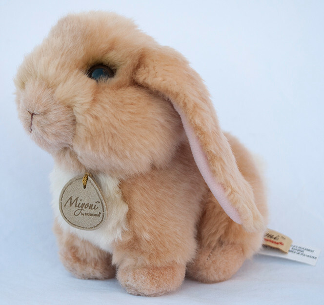 Miyoni Easte Bunny Rabbit Tan Plush Toy 7