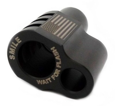 Smile Wait For Flash/flag Engraved 45acp Ss Black Nitride