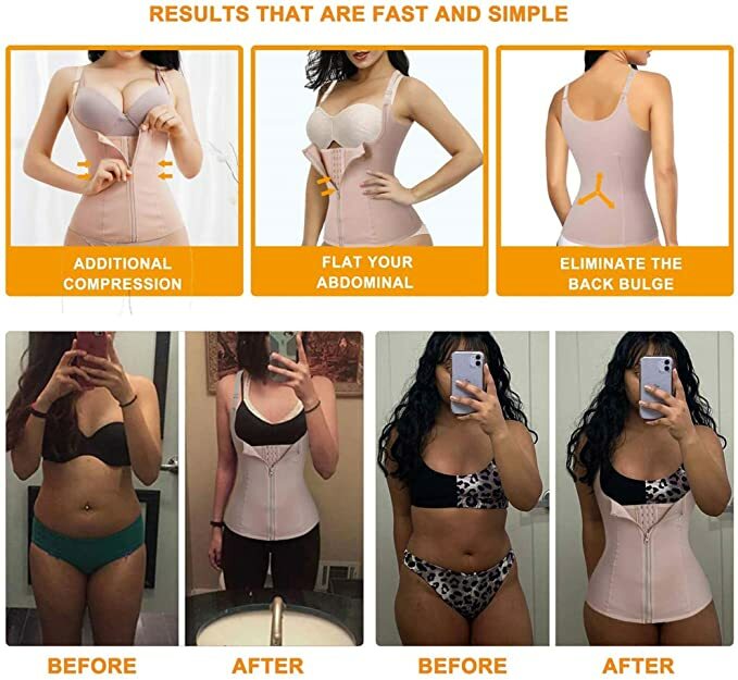 FAJAS REDUCTORAS COLOMBIAN WAIST TRAINER BODY SHAPER SLIMMING VEST CORSET GIRDLE