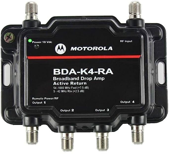 NEW Motorola BDAK4RA Broadband Drop Amp Active Return NO Power