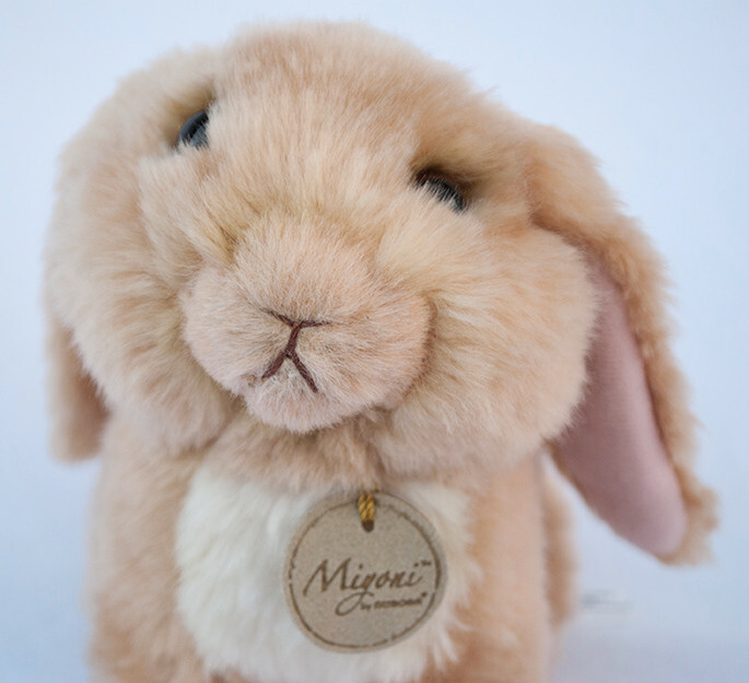 Miyoni Easte Bunny Rabbit Tan Plush Toy 7