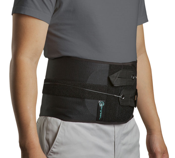 Aspen Medical Evergreen L0627 Lumbar Support Back Brace Black eBay