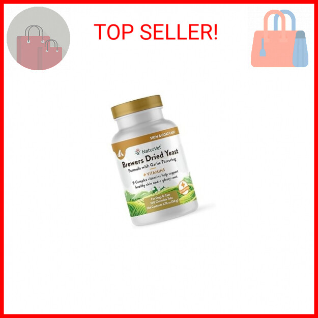 NaturVet Brewers Dried Yeast Formula with Garlic Flavoring P