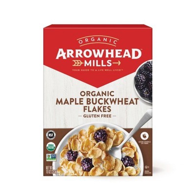 Arrowhead Mills Органические кленово-гречневые хлопья без глютена в пакетике по 10 унций