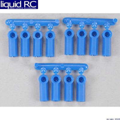 RPM R/C Products 73375 Rod Ends Heavy Duty 4-40 12 Blue
