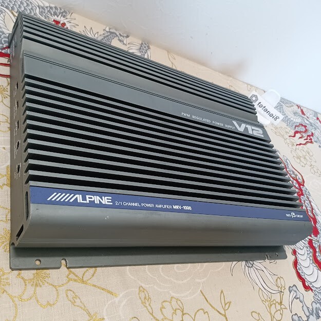 Alpine MRV-1000 V12 Power Amplifier | 2/1 Channel | 400W RMS