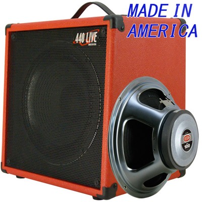 1x12 Guitar Speaker Extension Cab w//8 Ohm CELESTION Greenback Ivory White tolex
