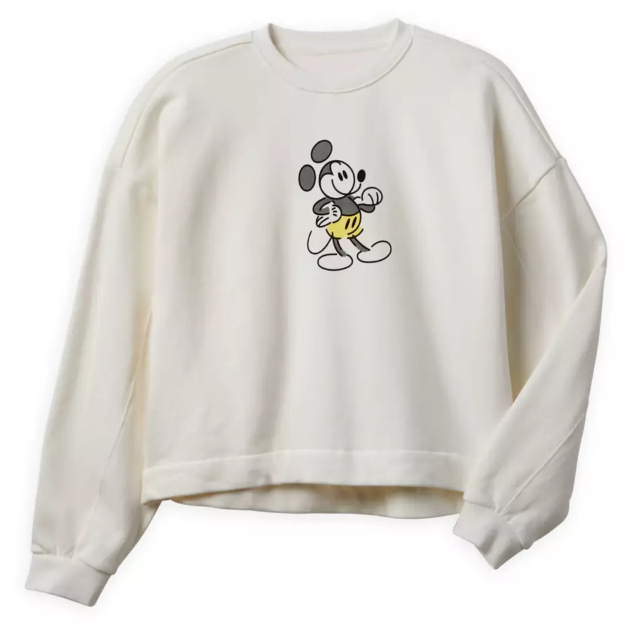 Buy Brand Threads White Ladies Official Disney Mickey Mouse Organic Cotton  White Sweatshirt Sizes XS-XL from Next Poland