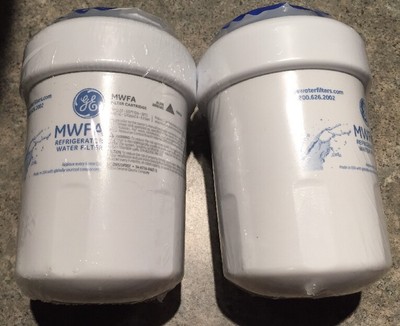 2 GE MWFA Refrigerator Water Filters  Brand New  Free Shipping