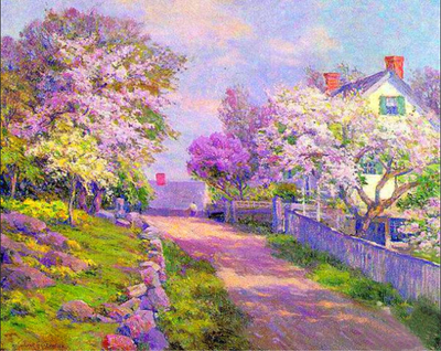 16X203939 DIY Paint By Number Kit Cherry Bloom Acrylic Oil Painting On Canvas 1858
