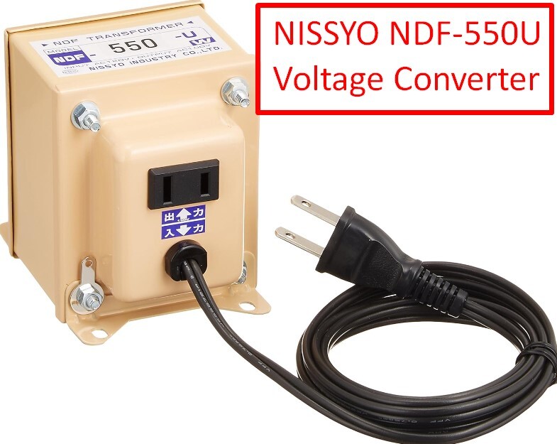 Nissyo Ndf-550u Convertisseur De Tension Down Transformer Ac110v~Ac127v To Ac100